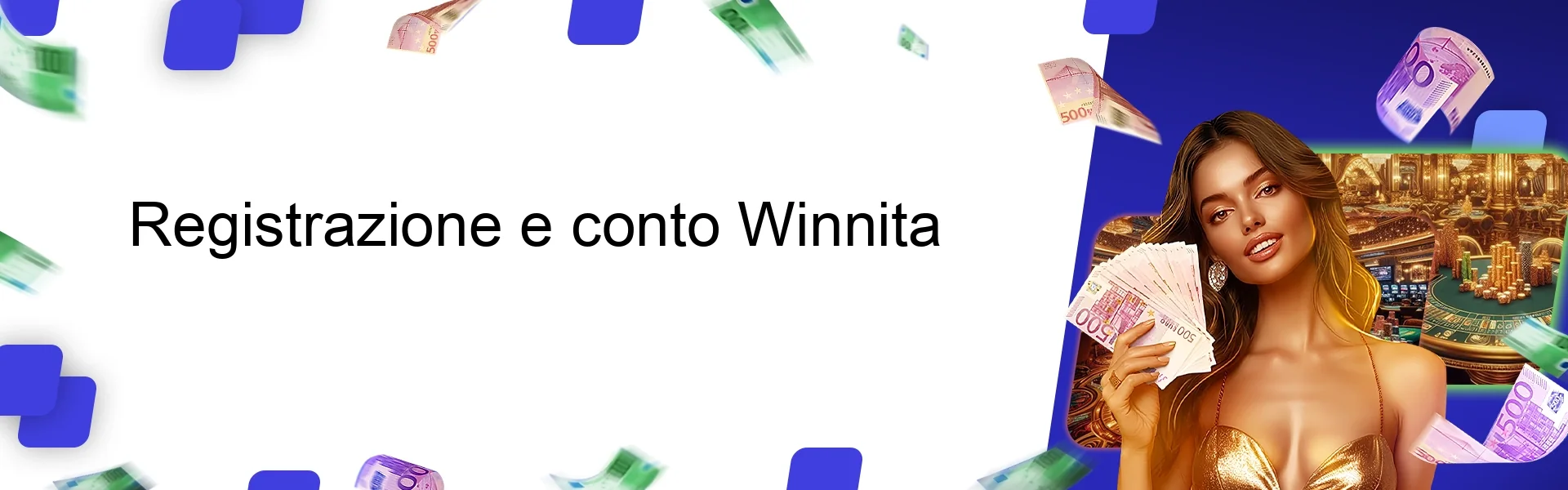 Registrazione e conto Winnita